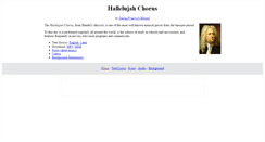 Desktop Screenshot of hallelujah-chorus.com